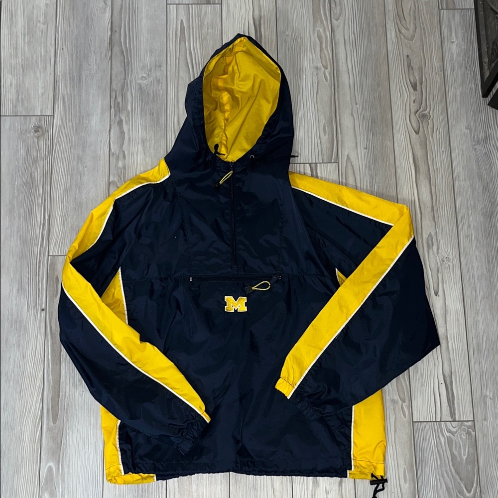 Vintage Michigan Wolverines Windbreaker
